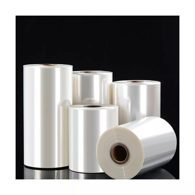 Gloss Transparan 19 mikron / 25 mikron Tebal POF Shrink Roll Untuk Rumah Tangga Penting