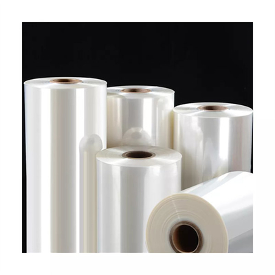 Double - Dilipat 15µM, 20µM Tingkat Penyusutan Cepat Polyolefin / POF Shrink Roll Untuk Lampu