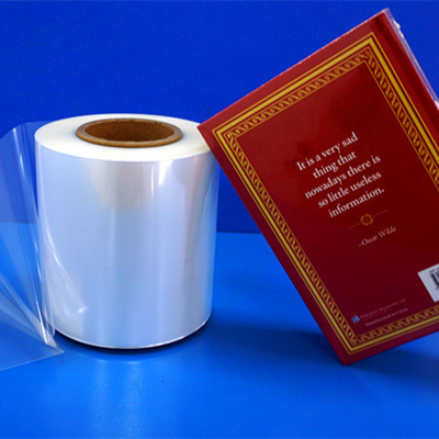 High Clarity Glossy Multi Layer Half Tube Polyolefin Shrink Film Roll Untuk Buku