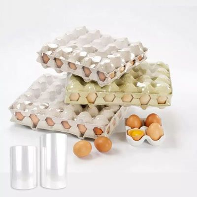 Kuat Shrinkable Pof Foil Polyolefin Shrink Wrap Roll Untuk Telur