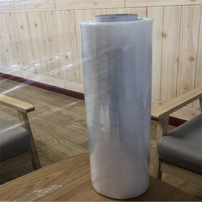 High Gloss Clear Elastic Pof / Po / Polyolefin Shrink Film Roll Untuk Makanan